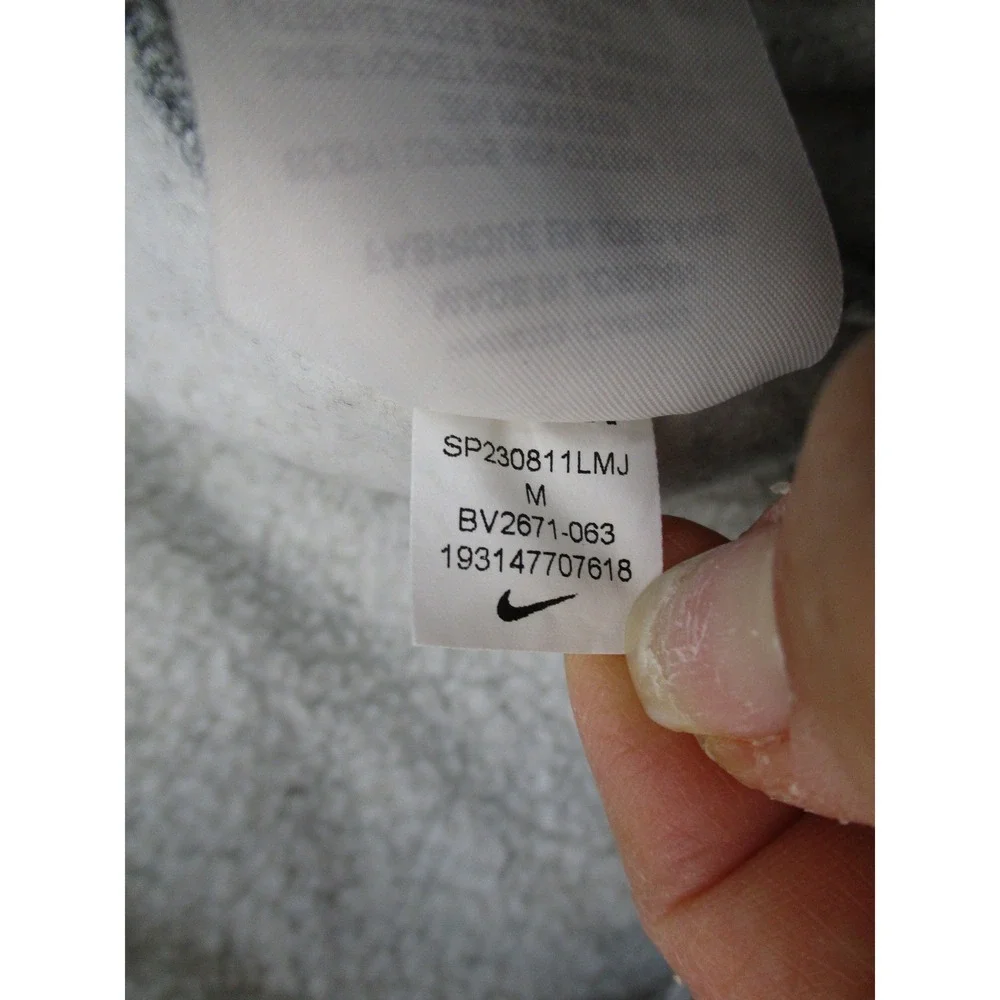 Nike Joggers Mens M Gray Club Fleece Sweatpants BV2671-063 Embroidered Logo
